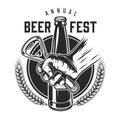Vintage beer festival logotype