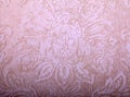 Vintage beige wallpaper with victorian pattern