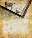 Vintage Bible on a grunge background Royalty Free Stock Photo