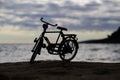 Vintage bicycle at the beach