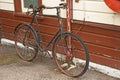 Vintage bicycle decaying Royalty Free Stock Photo
