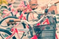 Vintage bicycle detail close up Royalty Free Stock Photo