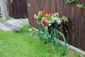 Vintage Bicycle with Flowers