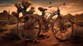 Vintage Bicycle Surrealism, Made with Generative AI