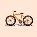 Vintage bicycle vector illustration