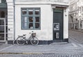 Vintage bike on the old street of Copenhagen.