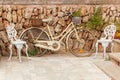 Vintage bike. Royalty Free Stock Photo