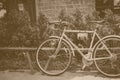 Vintage bike parking