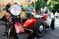 Vintage bikes at Bergamo Historic Grand Prix 2017 Royalty Free Stock Photo