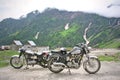 Vintage bikes on himalayan adventure