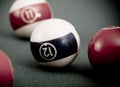 Vintage billard Royalty Free Stock Photo