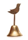 Vintage bird brass bell