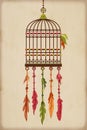 Vintage Bird Cage