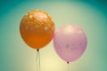 Vintage birthday balloons