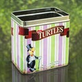 Turtles colorfull original vintage metal box