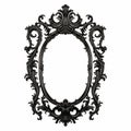 Vintage Black Baroque-inspired Frame For Classic Decor