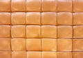 Vintage black leather sofa for background Royalty Free Stock Photo