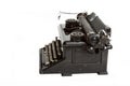 Vintage black manual typewriter Royalty Free Stock Photo