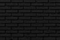 Vintage Black Stone Brick Wall Pattern And Seamless