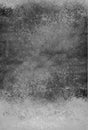 Vintage black and white background with distressed grunge textured wall paint and spattered stain design Royalty Free Stock Photo