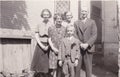 Vintage black and white family photo 1940s?