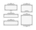 Vintage Black and white Pantry LABEL BLANKS - customizable collection