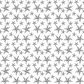 Vintage black and white pattern for Eid Mubarak festival , Crescent star decorated on white background for muslim community