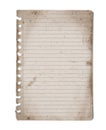 Vintage blank note paper Royalty Free Stock Photo