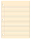 Vintage Blank note paper Royalty Free Stock Photo