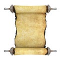 Vintage blank paper scroll Royalty Free Stock Photo