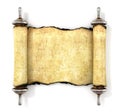 Vintage blank paper scroll Royalty Free Stock Photo