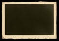 Vintage blank photograph dark background with worn border frame generative AI illustration Royalty Free Stock Photo