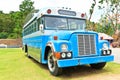 Vintage blue bus Royalty Free Stock Photo