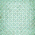 Vintage Blue damask repeat pattern Royalty Free Stock Photo