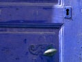 Vintage blue door Royalty Free Stock Photo