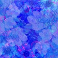 vintage blue backdrop whitish floral grunge texture pink paisley design chic art work for cloth print