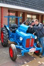 Vintage blue Fordson Dextra tractor