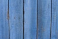 vintage blue painted wood background texture with knots. Blue abstract background or grain texture Copy Space Royalty Free Stock Photo