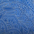 Vintage blue paisley wallpaper