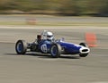 Vintage blue race car Royalty Free Stock Photo