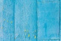 Vintage blue wood background with peeling paint Royalty Free Stock Photo