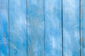 Vintage blue wood background texture with knots and nail holes. Old painted wood wall. Blue abstract background. Royalty Free Stock Photo