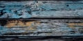 Vintage blue wooden texture. Old weathered wooden plank painted in cyan color. Wood background. Royalty Free Stock Photo