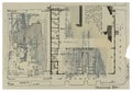 Vintage BluePrint Highschool Floor Plan