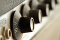 Vintage Blurry Knobs Royalty Free Stock Photo