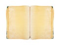 Vintage book isolated with clipping path. Royalty Free Stock Photo