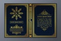 Vintage book layouts and design - covers and pages, classical rich frames, dividers, corners, borders, luxury ornaments and