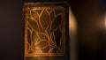 Vintage books with dark leather binding and patterns on isolated background. Stock footage. Old book with simple gilded
