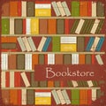 Vintage Bookstore Background