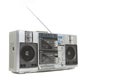 Vintage Boom Box Cassette Tape Player Royalty Free Stock Photo